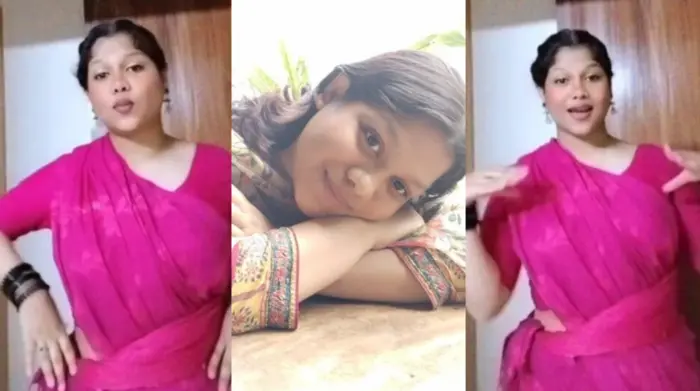 Bangladeshi Cute Tiktoker Showing Fingering