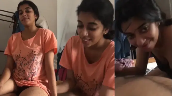 Mallu Super Cute Teen GF Sucking Hard